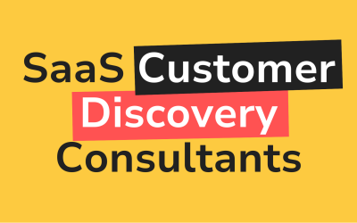 Best SaaS customer discovery & product-market fit consultants